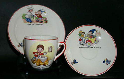 Enid Blyton's "Noddy in Toyland" Ceramic trio - (Sold)