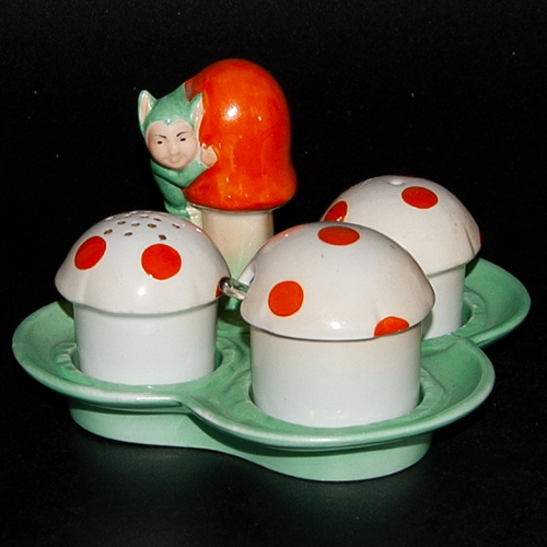 Boo Boo cruet / condiment set designed by Mabel Lucie Attwell Boo Boo cruet / condiment set designed by Mabel Lucie Attwell