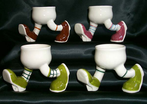 Carlton Ware Walking Ware "Running" egg cups -(Sold)